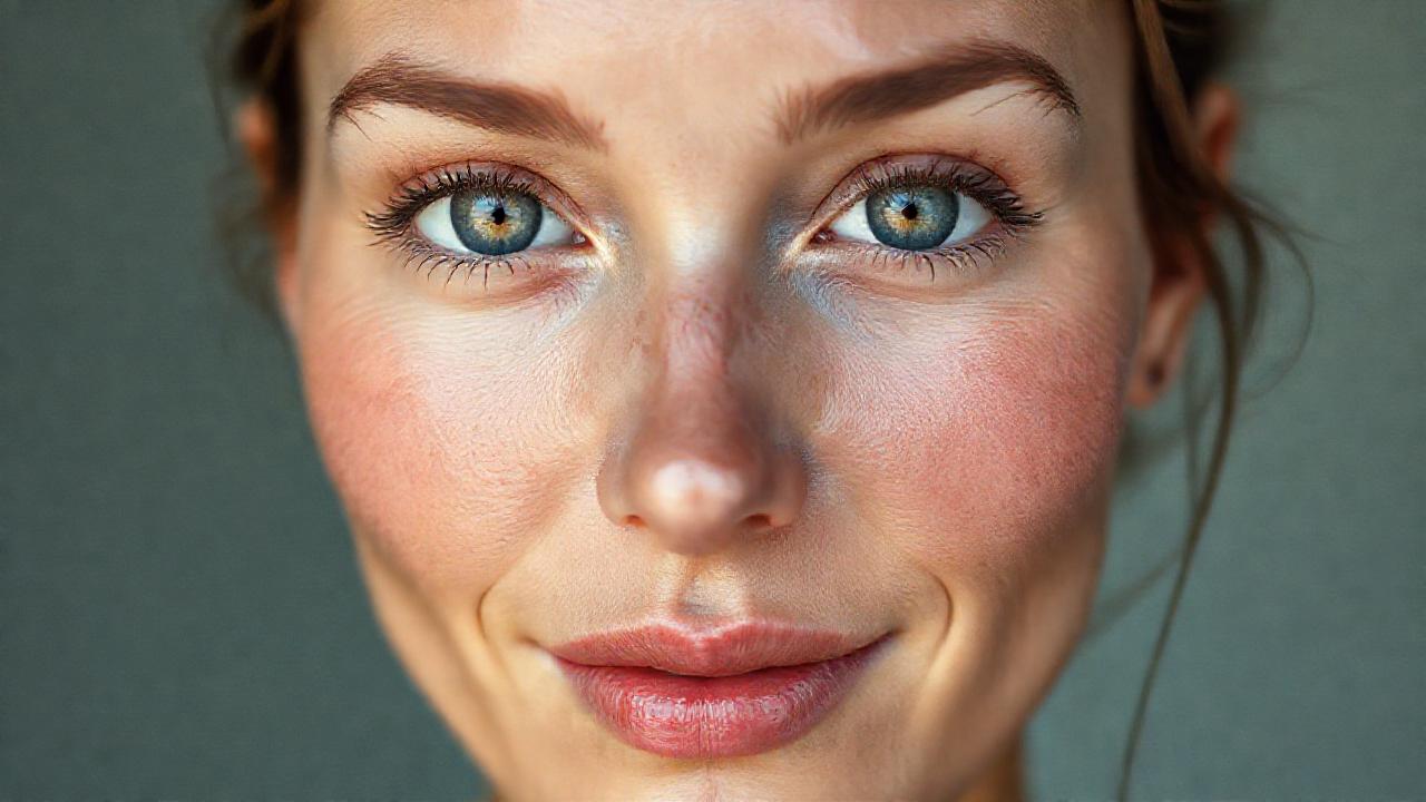 Rosacea on black skin